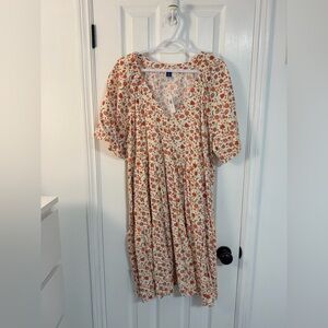 Old Navy V-Neck Floral Midi Dress